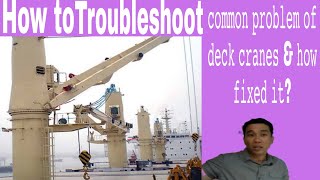 How to troubleshoot common problem of deck cranes \u0026 how to fixed it  https://youtu.be/_gHBkddpWTA