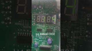 TVR 5G Trane unit heat pump 40 kw error code is H4 in slive 2. in master unit error code is 2 HD.