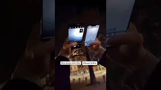 Samsung galaxy s22 ultra vs iphone 13 pro camera zoom test.