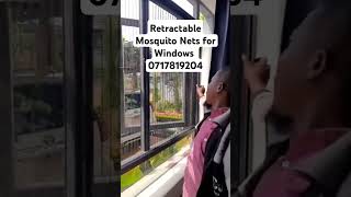 Retractable Mosquito Nets for windows #netprotector #rafikipestcontrol #magneticmosquitonets