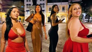 🇨🇴 Nightlife in Cartagena Colombia 4K