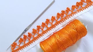 Haw To Crochet on Dupatta 💐 Simple Crosia Design for beginners 💐 New Qureshia Design Dupatta ||