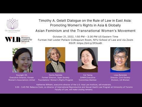 Asian Feminism and the Transnational Women's Movement (Promoting Women's Rights in Asia and Worldwide)