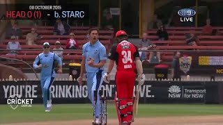 Mitchell Starc continues his hold over Travis Head