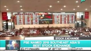 NewsLife: PSE named 2015 Southeast Asia's best stock exchange || Jan. 05, 2016