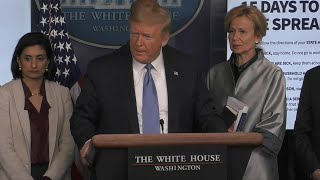 Trump: pandemia sin control, posible recesión y es "innecesario" posponer primarias | AFP