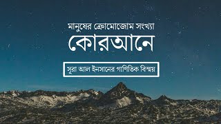 মানুষের ক্রোমোজোম সংখ্যা কোরআন থেকে!!! (কোরআনের গাণিতিক বিস্ময়) Chromosome Number In Quran অবাক হবেন