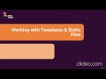 Templates & Static Files | Python Django - The Practical Guide