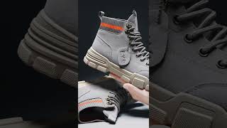 Men's high top work clothes men's shoes