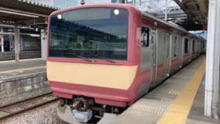 『運用復活！』E531系赤電が友部駅を発車