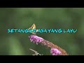 Setangkai Asa Yang Layu | Lirik Lagu |