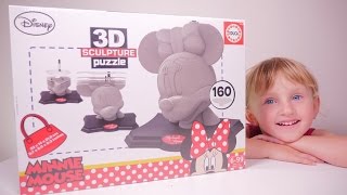 JOUET • 3D Puzzle Minnie Mouse Disney - Studio Bubble Tea unboxing
