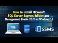 How to Install Microsoft SQL Server 2022 Express Edition and Management Studio 20 2 on Windows 11
