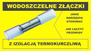 🛠 Wodoszczelna zaciskowa złączka kablowa z izolacją termokurczliwą