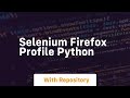 selenium firefox profile python