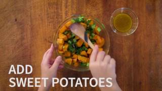 The American Cancer Society New Healthy Eating Cookbook: Sweet Potato Salad With Dried Cranberries