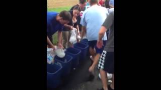 Hester Jr. High staff ice bucket ICE PROOF! August 21, 2014