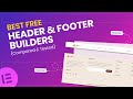 FREE Elementor Header & Footer Builders for Wordpress Websites | Best Plugins 2026