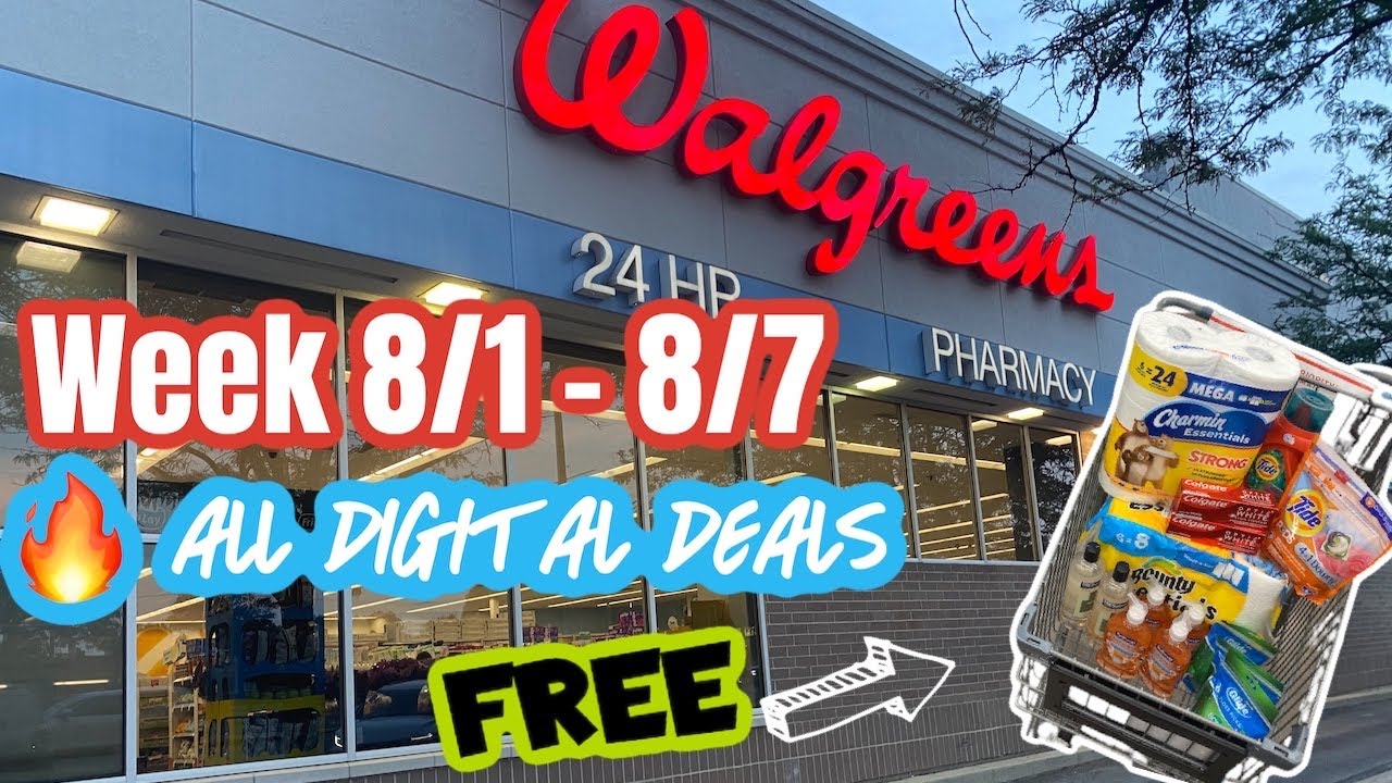 Walgreens Couponing This Week! All Digital Coupons - YouTube