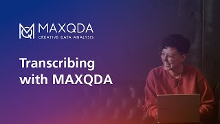 Transcribing with MAXQDA