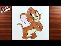 How to Draw Jerry Mouse Happy | Tom & Jerry