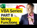 Using Excel VBA String Functions