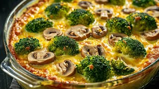 Do you have broccoli and mushrooms at home Healthy, delicious and easy broccoli recipe!