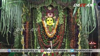 Shakambari Utsavalu | Goddess Bhadrakali Decorated With Vegetables In Warangal |