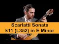 EliteGuitarist.com - Scarlatti Sonata in E Minor K11 (L352) - Performance by Taso Comanescu