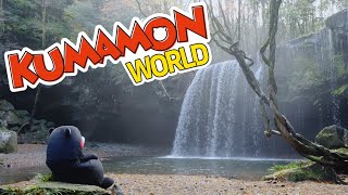 【KUMAMON WORLD】KUMAMON healed by the natural environment of Kumamoto in Nabegataki Waterfall 4K