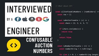 Confusable Numbers - Mock JavaScript Interview