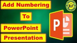 How to add page/slide numbers in PowerPoint | Add Numbering To PPT Presentation