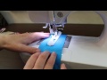 how to use an automatic buttonhole foot