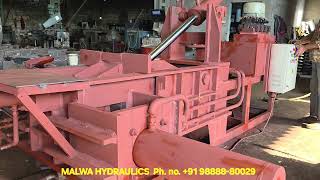 Testing Video of Metal Scrap Baling Press