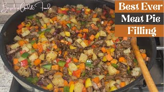 Meat Pie Filling | How to make the most Amazing Meat Pie Filling