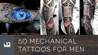 50 Mechanical Tattoos For Men