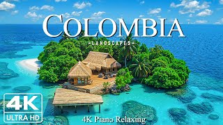 Colombia 4K 🌊 Soothing Music Along With Beautiful Nature Video - 4K Video Ultra HD