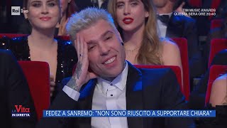 Fedez a Sanremo: "Non sono riuscito a supportare Chiara" - La Vita in diretta - 15/09/2023