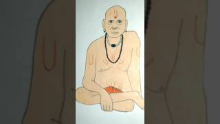 Shree Swami Samarth Maharaj drawing