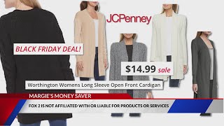 Money Saver: $44 JCPenney cardigans on sale for $14.99