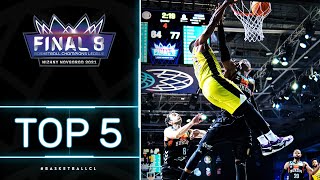 Top 5 Plays | Quarter-Finals | Basketball Champions League 2020/21