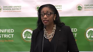 Oakland superintendent makes final address as 'voluntary separation' causes confusion