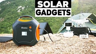 5 Portable Solar Power Generator for All Outdoor Activity. Solar Power Gadgets.