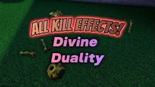 All Kill Effects Showcase (NEW Scorched Kill Effect!) | Divine Duality Elemental Roblox