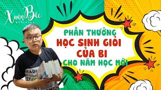 Phần thưởng học sinh giỏi của Bi cho năm học mới.