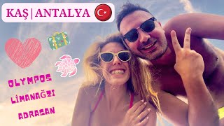 Kaş, Antalya || Olympos Antik Kenti, Adrasan Koyu || Yaz Tatil Vlog 2023 Türkiye