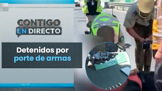 INTENTARON FUGARSE: La detención de 3 sujetos por incautación de armas - Contigo en Directo