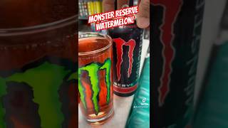 Monster Reserve Watermelon! #monsterenergy #energydrink #drink #caffeine #drink #food #shorts #melon