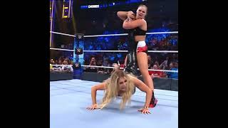 ronda Rousey attack Charlotte flair || wwe smackdown highlight