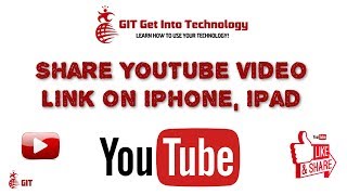 Share YouTube Video Link On iPhone, iPad